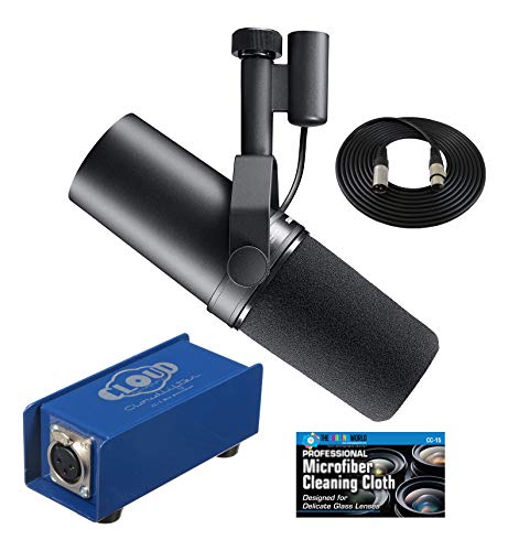 Experience Studio-Quality Vocal Recordings with the Shure SM7B Vocal Microphone Bundle